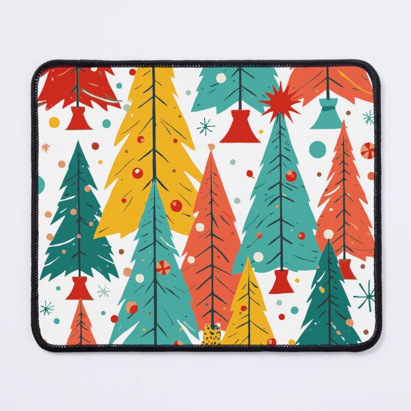 Item preview, Kitschmas Fir Christmas Trees Retro Abstract designed and sold by taiche.