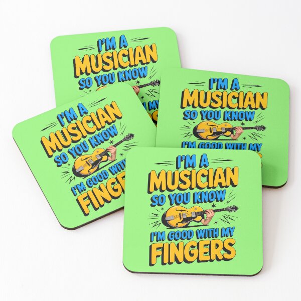 Item preview, I'm A Musician So You Know I'm Good With My Fingers Funny Joke designed and sold by TheArtOfPat.