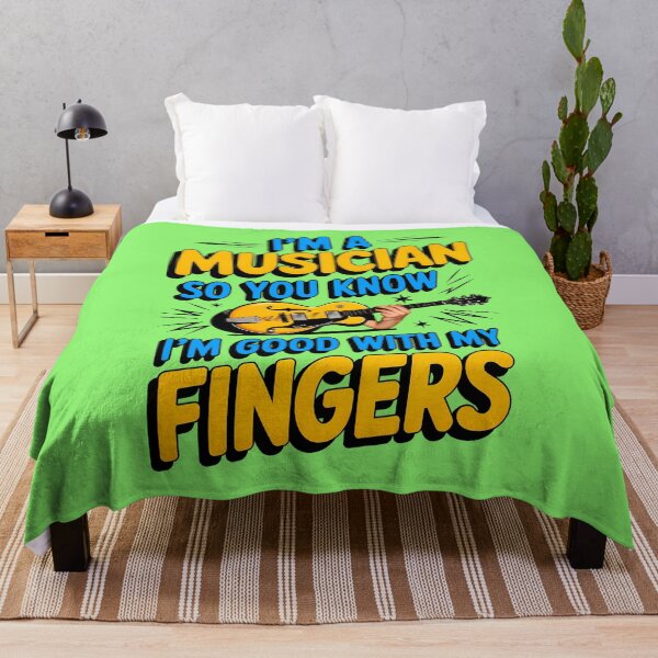 Item preview, I'm A Musician So You Know I'm Good With My Fingers Funny Joke designed and sold by TheArtOfPat.