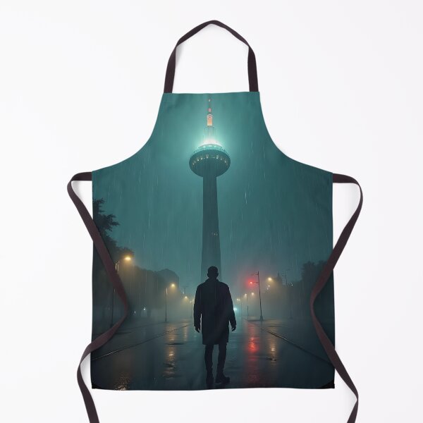 Item preview, Tower with Light in Night Rain 01 designed and sold by kjp-design.