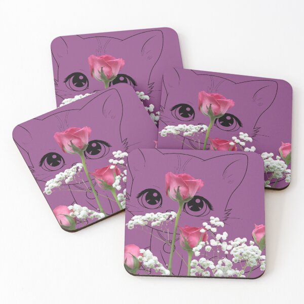 Item preview, Floral Feline Gaze designed and sold by Arte82.