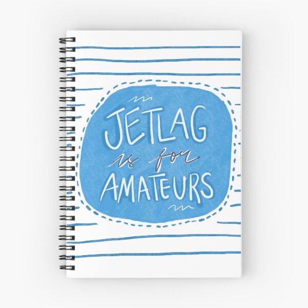 Item preview, Jet Lag is for amateurs funny travel quote passport designed and sold by doodlyanddeva.