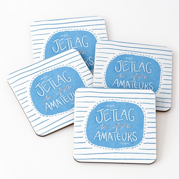Item preview, Jet Lag is for amateurs funny travel quote passport designed and sold by doodlyanddeva.