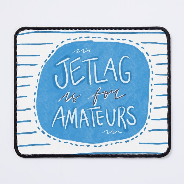Item preview, Jet Lag is for amateurs funny travel quote passport designed and sold by doodlyanddeva.