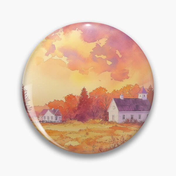 Item preview, Fall Prairie Field at Sunset designed and sold by Laceyjae Digital Art.