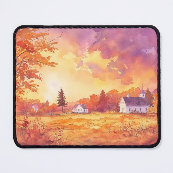 Item preview, Fall Prairie Field at Sunset designed and sold by Laceyjae Digital Art.