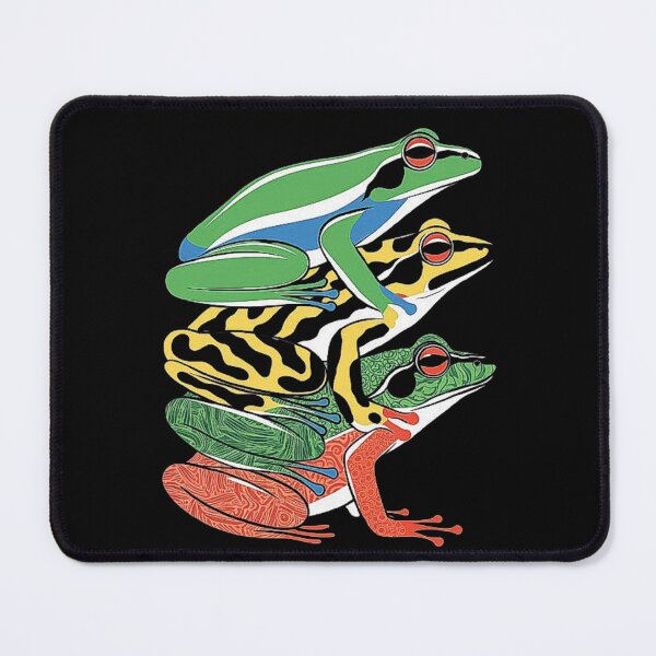 Item preview, Vibrant Frogs Stack - Nature-Inspired Colorful Art,Funny Gift For Frogs Lovers designed and sold by love3617.