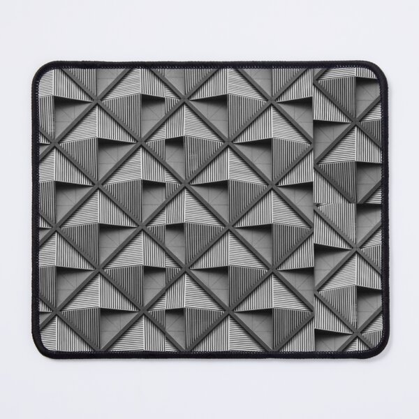 Item preview, Grey traingle pattern  design designed and sold by Akashdigiart.