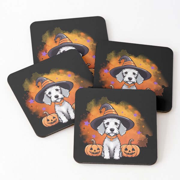 Item preview, Bedlington Terrier Halloween Wizard Dog – Adorable Bedlington Terrier in Wizard Costume for Halloween designed and sold by GoodyPaws.