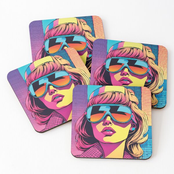 Item preview, Retro Lady 006 - 1980's New York City Lady - 80's Ad Classic designed and sold by QuarterMoon.