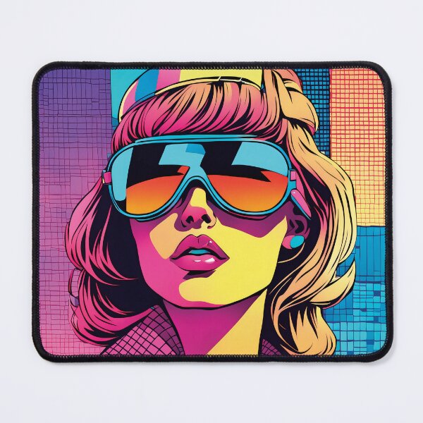 Item preview, Retro Lady 006 - 1980's New York City Lady - 80's Ad Classic designed and sold by QuarterMoon.