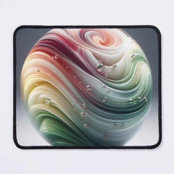 Item preview, Pastel Marble Glass Sphere 3d Design designed and sold by PixelParinda.