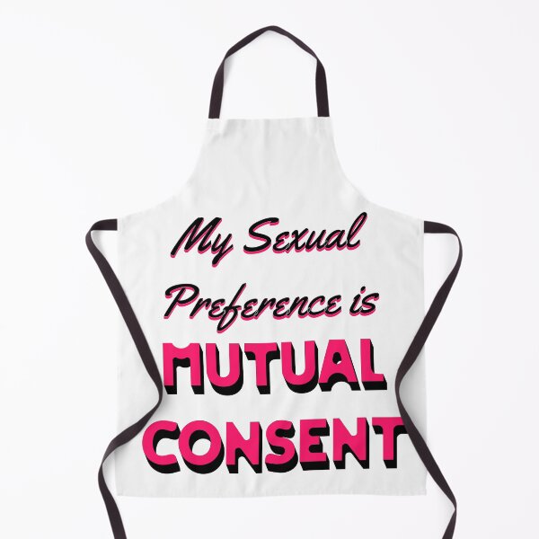 Item preview, my sexual preference is mutual consent. pink black text designed and sold by JonathanP514.