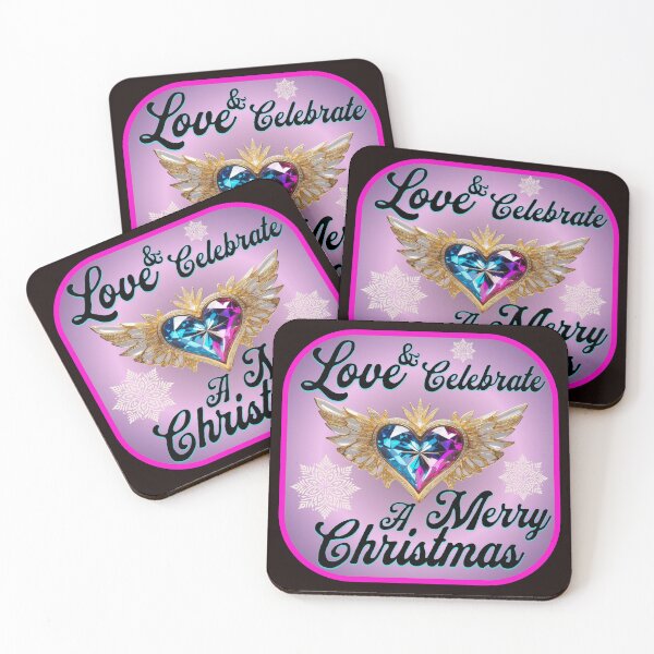 Item preview, Love & Celebrate - Radiant Winged Heart Christmas Design designed and sold by SportyAndArtful.