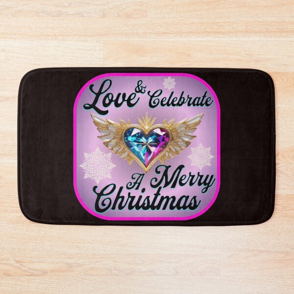 Item preview, Love & Celebrate - Radiant Winged Heart Christmas Design designed and sold by SportyAndArtful.