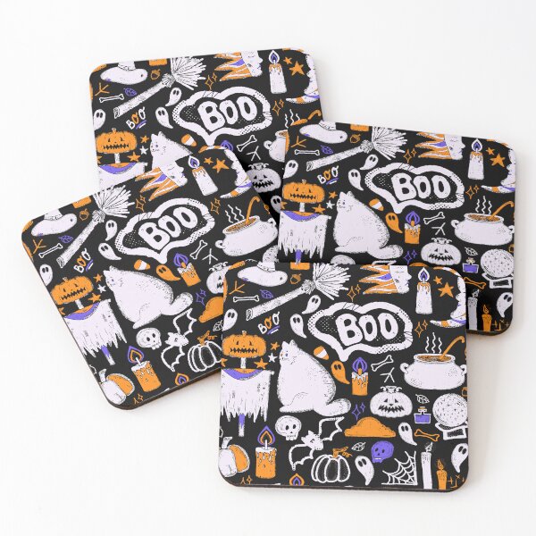 Item preview, Halloween Autumn Mystical Retro Vintage Pattern designed and sold by NayaChu.