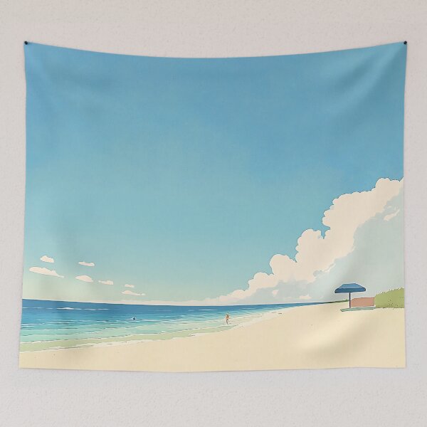 Item preview, Peaceful Beach and Beautiful Sky designed and sold by AiriArt.