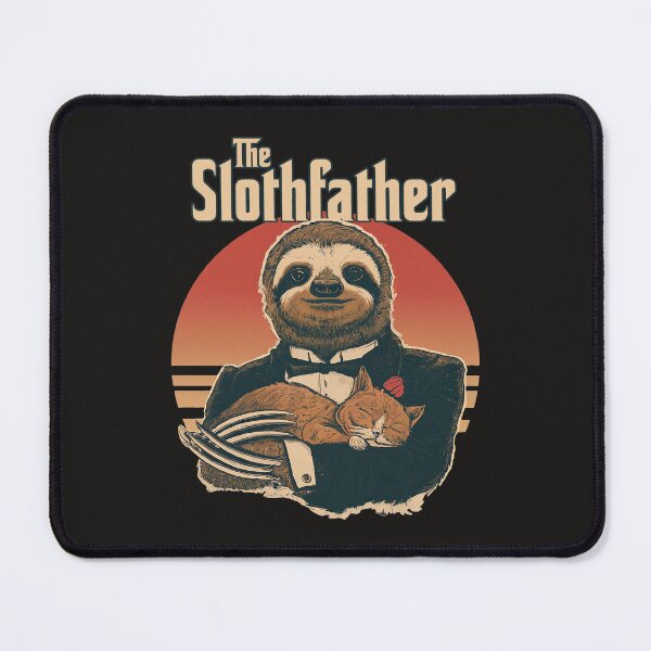 Item preview, The Slothfather, Funny Mafia Boss designed and sold by Quirkmoji.