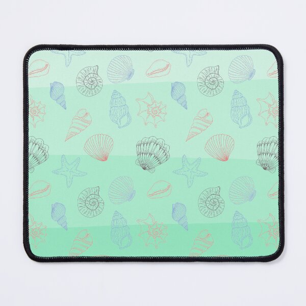 Item preview, Seashells Pattern - Aesthetic Mint green color - Sea life themed cute designed and sold by Sajuade.