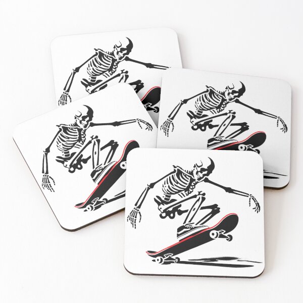 Item preview, Skateboarding Skeleton designed and sold by Blink Art Studio.