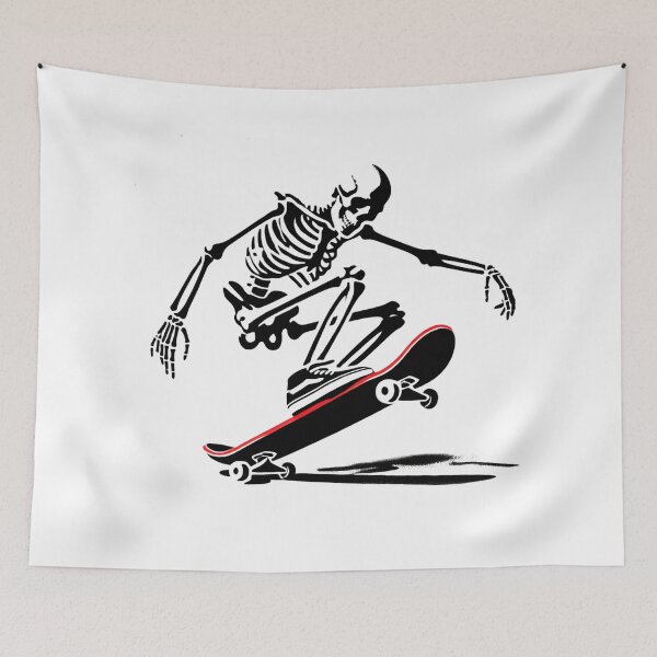 Item preview, Skateboarding Skeleton designed and sold by Blink Art Studio.