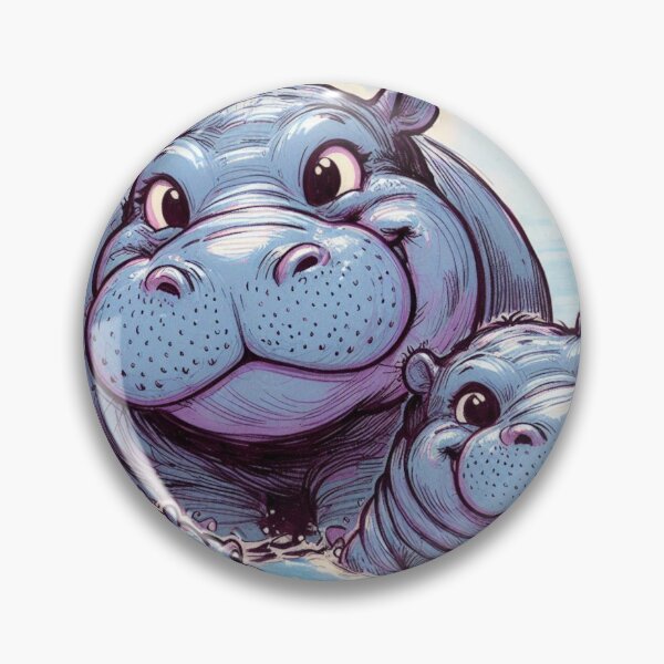 Item preview, Hippo at a family gathering designed and sold by Angela95P.