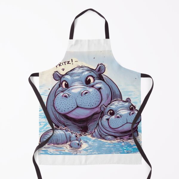 Item preview, Hippo at a family gathering designed and sold by Angela95P.