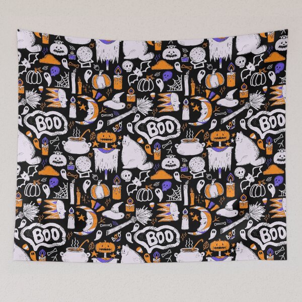 Item preview, Halloween Autumn Mystical Retro Vintage Pattern designed and sold by NayaChu.