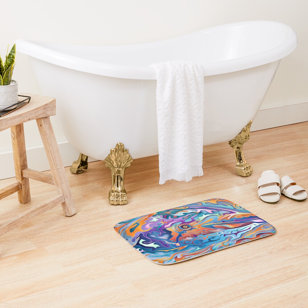 Item preview, Bath Mat designed and sold by Digital-Defects.
