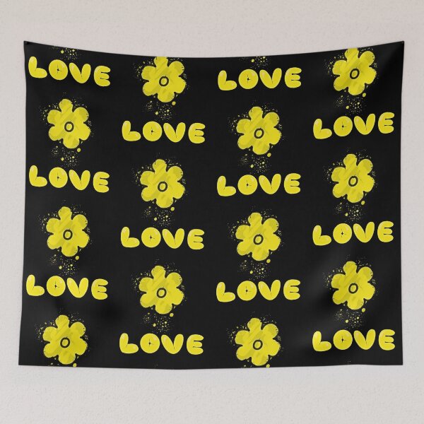 Item preview, Love One Another Love Message Daisy designed and sold by Renata Illustrata.