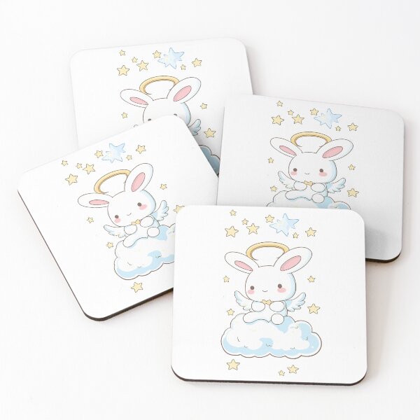 Item preview, Kawaii bunny in the cloud designed and sold by haroulita.
