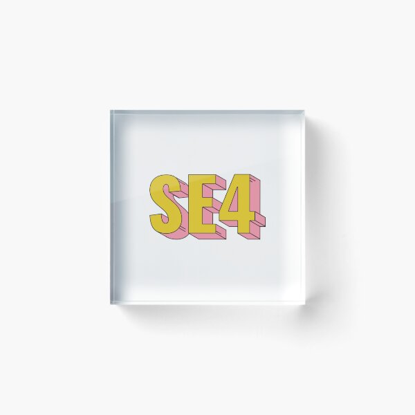 Item preview, SE4 Lewisham London Postcode Typography Gift designed and sold by eccrafted.