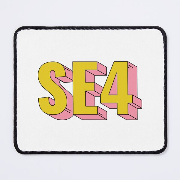 Item preview, SE4 Lewisham London Postcode Typography Gift designed and sold by eccrafted.