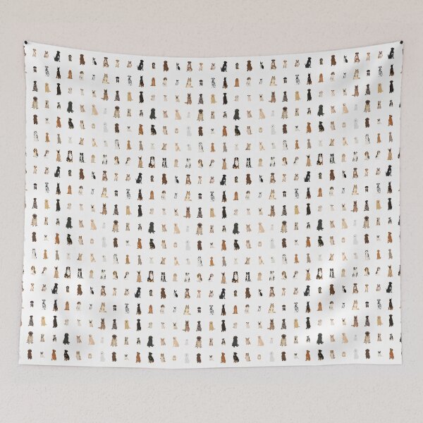 Item preview, Dog Breeds Illustration Chart designed and sold by aio.