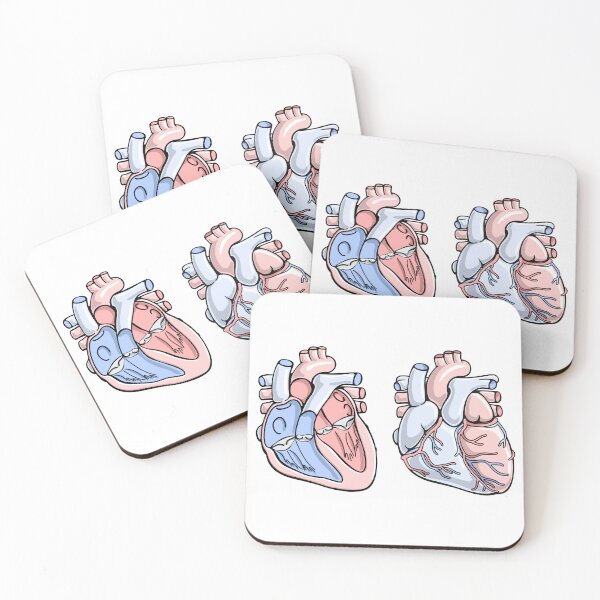 Item preview, Human Heart Anatomy Illustration designed and sold by taylorcustom.