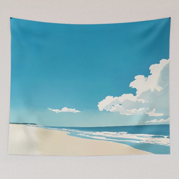 Item preview, Peaceful Beach and Beautiful Sky designed and sold by AiriArt.