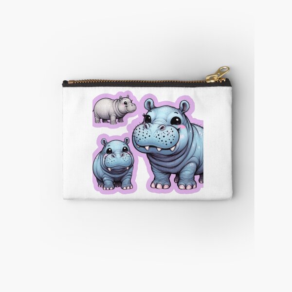 Item preview, Pink Hippo at a family gathering designed and sold by Angela95P.