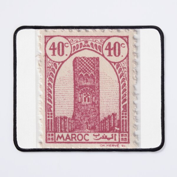 Item preview, Stamp of Hassan Tower, Rabat, Morocco, 1943 designed and sold by rogerstrawberry.
