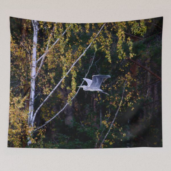 Item preview, Fly high. Grey heron designed and sold by Jouko Lehto Photography.