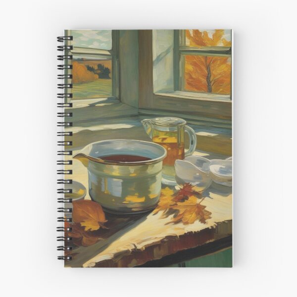 Item preview, Autumn Baking Prep - Cozy Kitchen Scene designed and sold by MarkLines.