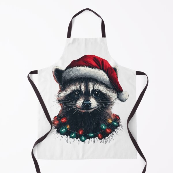 Item preview, Diseño de mapache navideño designed and sold by NicolasGlowArt.