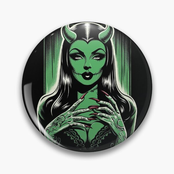 Item preview, Hot Devil Woman designed and sold by PulpVintage.