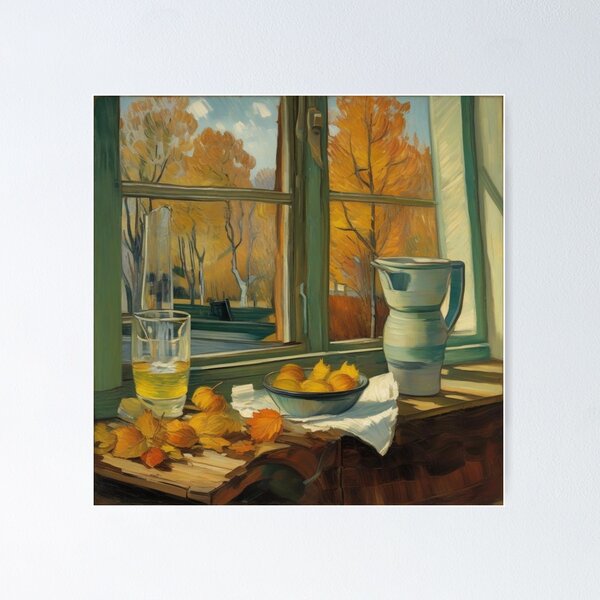 Item preview, Autumn Harvest Kitchen - Fruit Bowl and Pitcher Scene designed and sold by MarkLines.