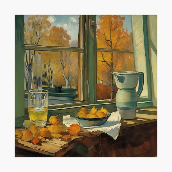 Item preview, Autumn Harvest Kitchen - Fruit Bowl and Pitcher Scene designed and sold by MarkLines.
