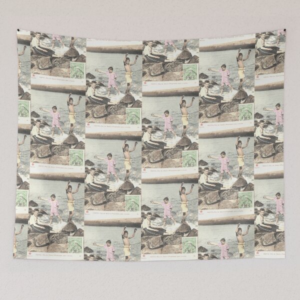 Item preview, 1900 Boys Bathing in the Foz Beach, Porto, Portugal designed and sold by MTD-Archives.