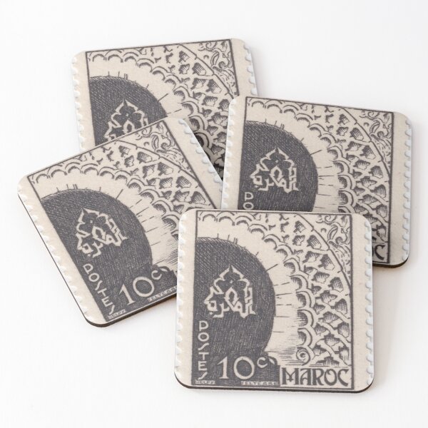 Item preview, Moroccan stamp with plasterwork, 1949 designed and sold by rogerstrawberry.