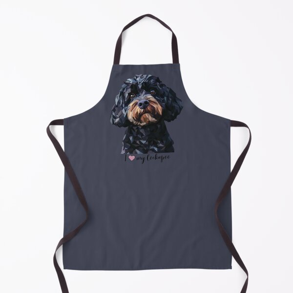 Item preview, I Love my Cockapoo Geometric Black Cockapoo designed and sold by GoatAndCamel.