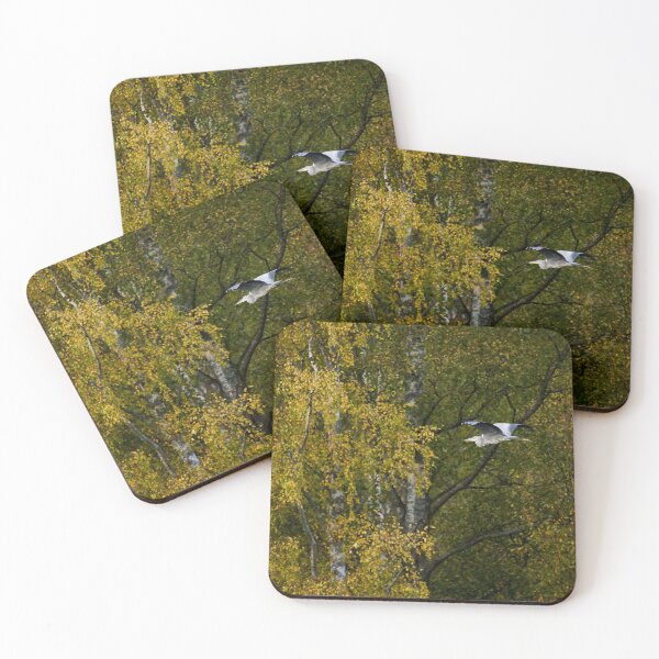 Item preview, Yellows and greens. Grey heron designed and sold by Jouko Lehto Photography.