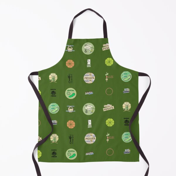 Item preview, Vintage Pickle Label Aesthetic Sheet designed and sold by LochNestFarm.