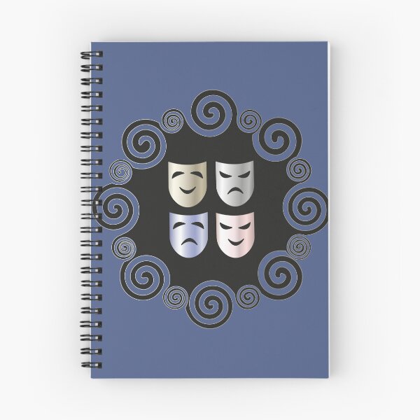Item preview, Theater of emotions. Masks on the background1 designed and sold by ZorianArt.
